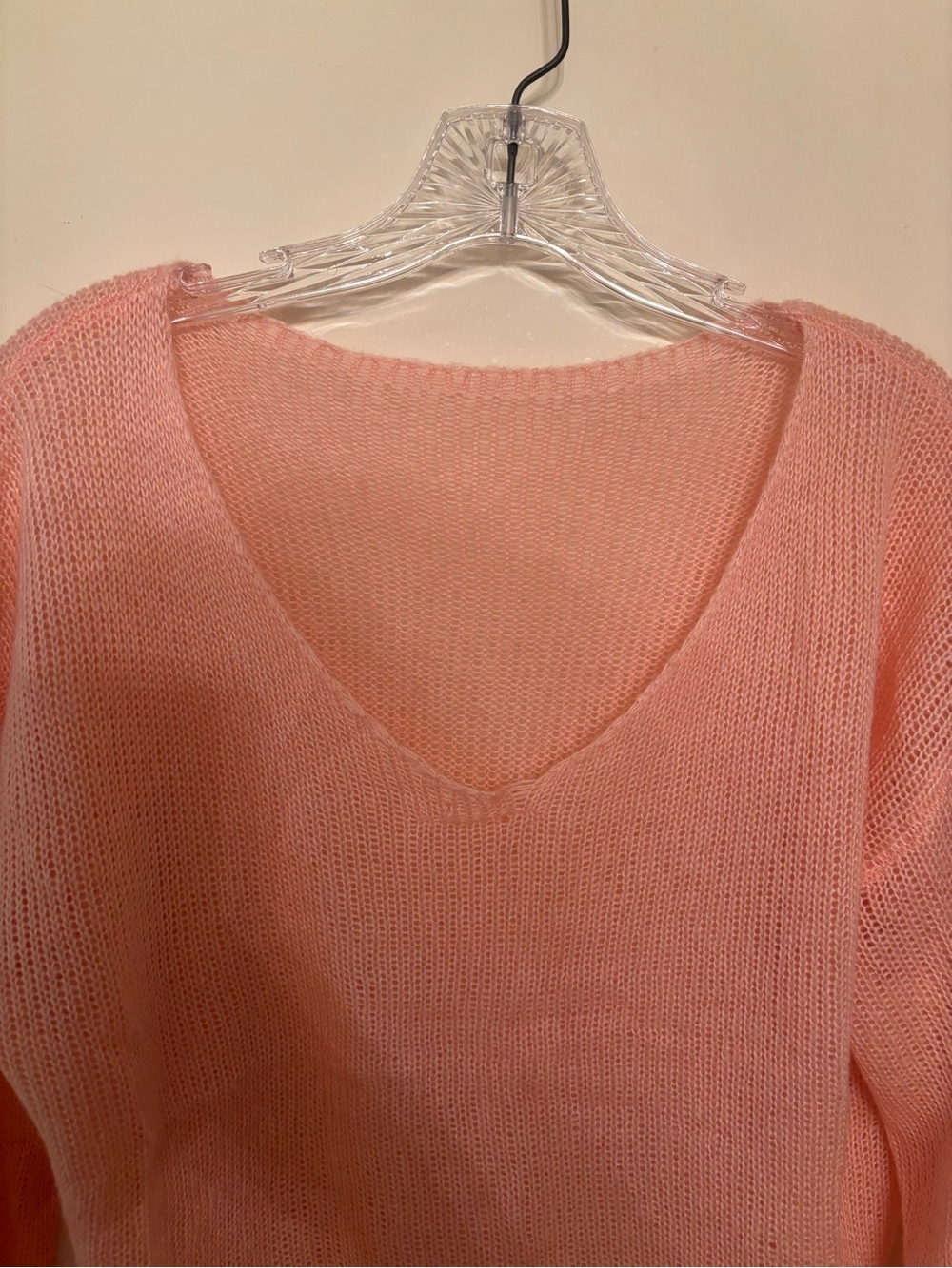 Pink Knit Long Sleeve Shirt